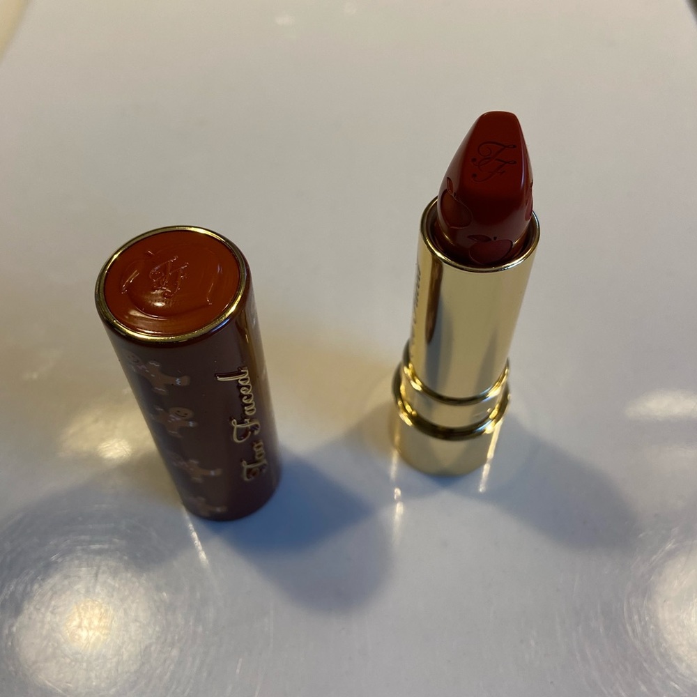 SOLD Too Faced “GINGERBREAD MAN” Lipstick